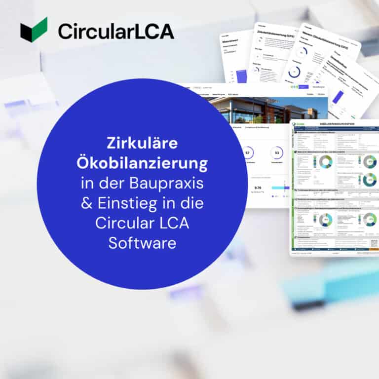 O kobilanzierung Geba ude Circular LCA